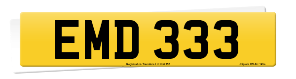 Registration number EMD 333